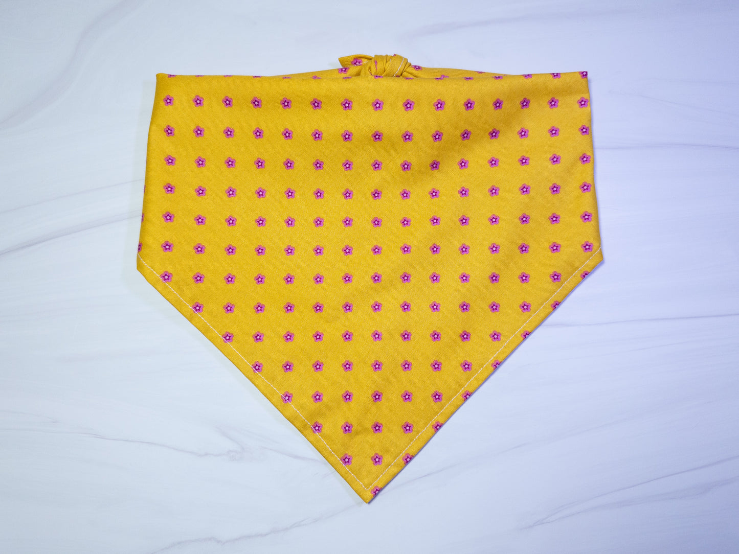 Yellow Daisy Dog Bandana - Ready to Ship