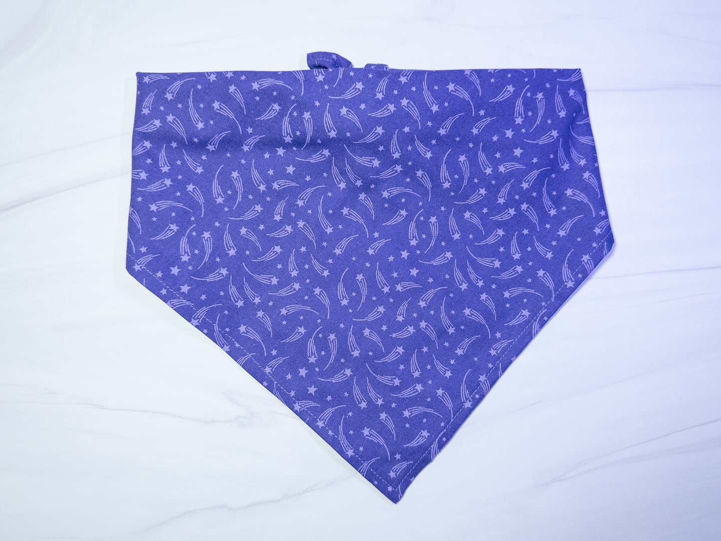 Purple Shooting Stars Dog Bandana - Ready to Ship