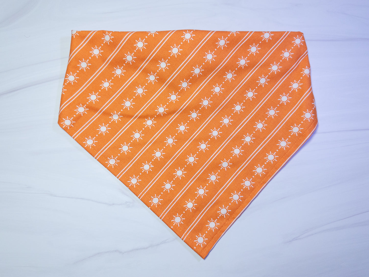 Orange Summer Suns Dog Bandana - Ready to Ship