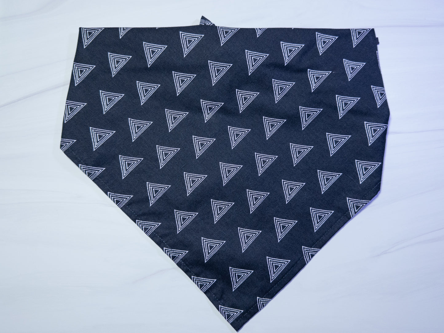 Black Triangle Dog Bandana - Ready to Ship